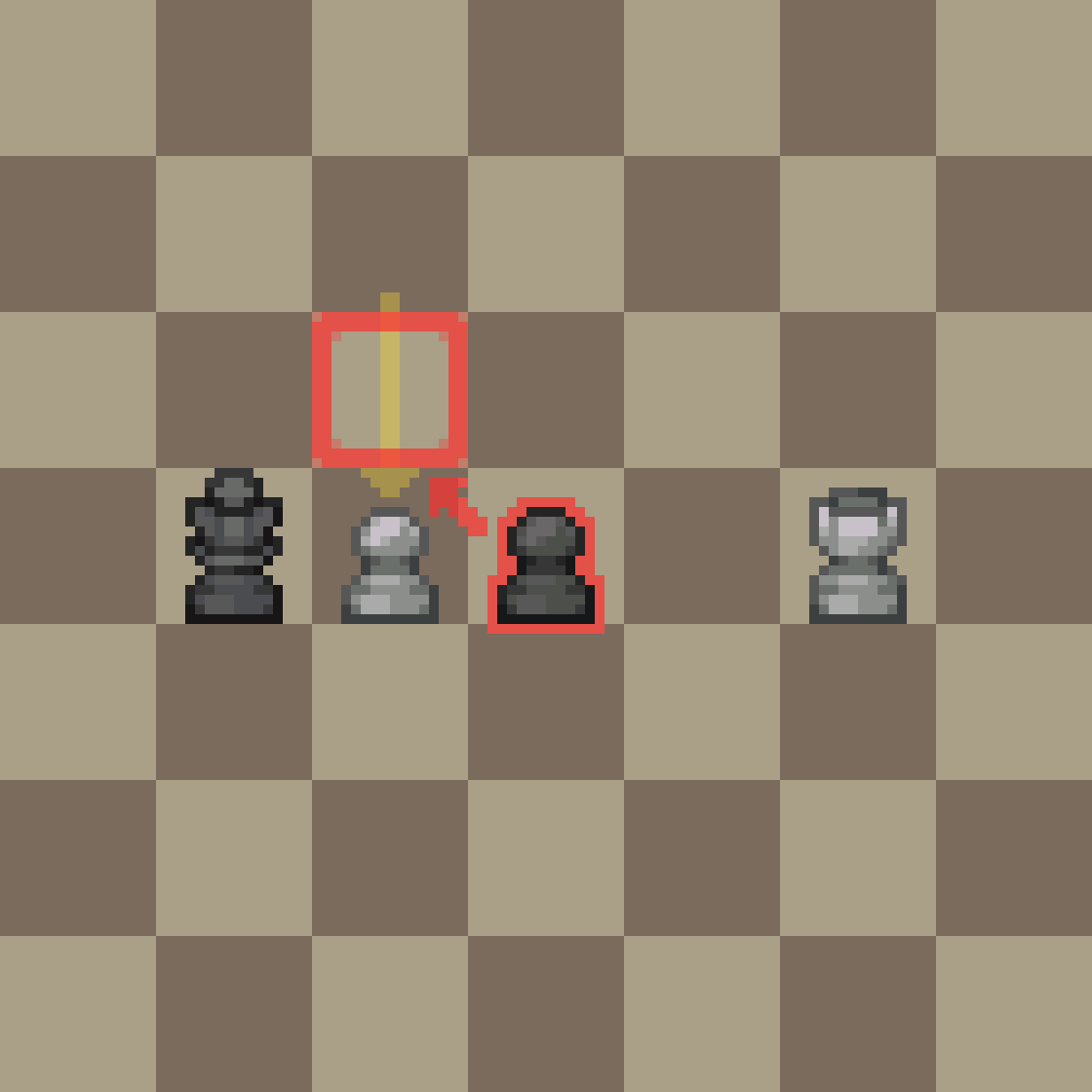 A situation where capturing En Passant would put you in check, without pinned pieces