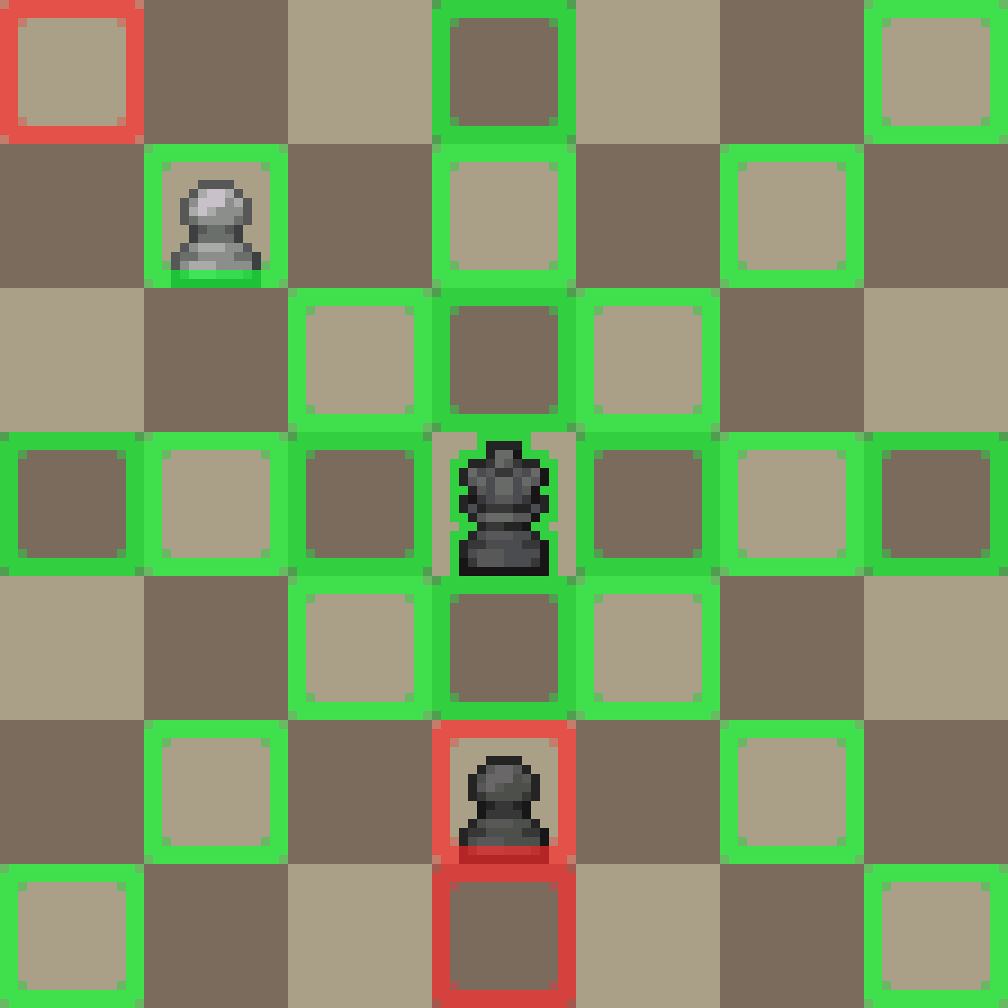 Movement of the queen